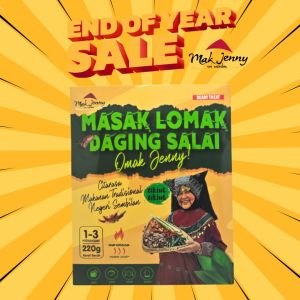 [Ready Stock] MSK LEMAK DAGING SALAI OMAK JENNY ORIGINAL MASAKAN NOGORI FREE GIFT SUDU CIKIUT/BEKAS SAMBAL READY TO EAT