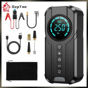 【Local delivery】150PSI Portable Air Compressor Multifunctional Car Tires Air Pump USB Rechargeable for Car Motorcycle Bicycle Ball