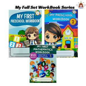 Buku Prasekolah Buku Latihan Prasekolah Pre-school Activity Book Workbook Pre writing book Early Learning Educational toys