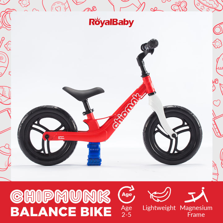 Chipmunk Childrens Bicycle Royalbaby Balance Bike for to Years