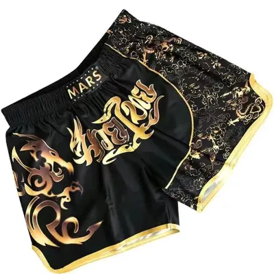 Quick Drying Training Sports Running Combat Shorts for Men Boxing Martial Arts MMA Boxing Pants