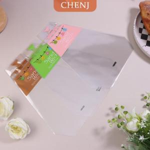 [COD] CHENJ บรรจุภัณฑ์แซนวิช100ชิ้นถาดอบขนมปังเค้กทรงสามเหลี่ยมแบบใสบรรจุภัณฑ์แบบใช้แล้วทิ้ง