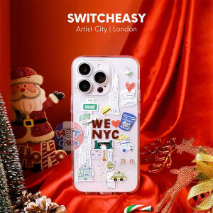 Ốp lưng trong suốt có hình SwitchEasy City cho IP 15 Pro Max / 15 Pro
