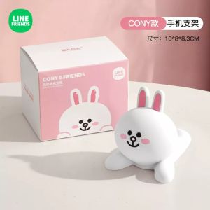 Line Friends Phone Holder Stand Pad Holder Brown Figurine