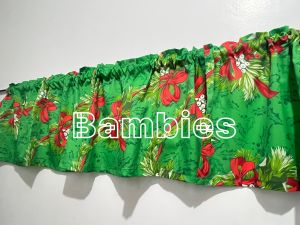 Christmas Valance Curtain /Small Curtain /christmas Design