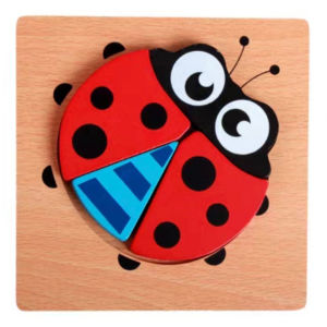 [SG] 3D Wooden Puzzle Jigsaw Puzzles Preschool Educational Toy for for Kids (Tactile Wood Puzzles)