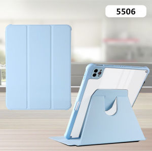 เคสไอแพด 2022 New Acrylic iPad case 360°Rotation  สำหรับ iPad Pro 11 2018 2020 2021 7th 8th 9th 10.2 Air 5 Air 4 10.9 Air3 Pro10.5 พร้อมช่องเสียบปากกา เคสไอแพดแม่เหล็ก - Lazada