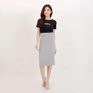 CORDELIA ID - ROK KERJA PENDEK SPAN 7/4 FORMAL KANTOR WANITA