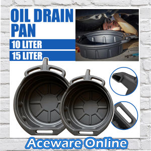 10L / 15L Plastic Oil Drain Pan Wast Engine Oil Collector Tank Gearbox Oil Basin Trip Tray Car Repair Fuel Fluid Change