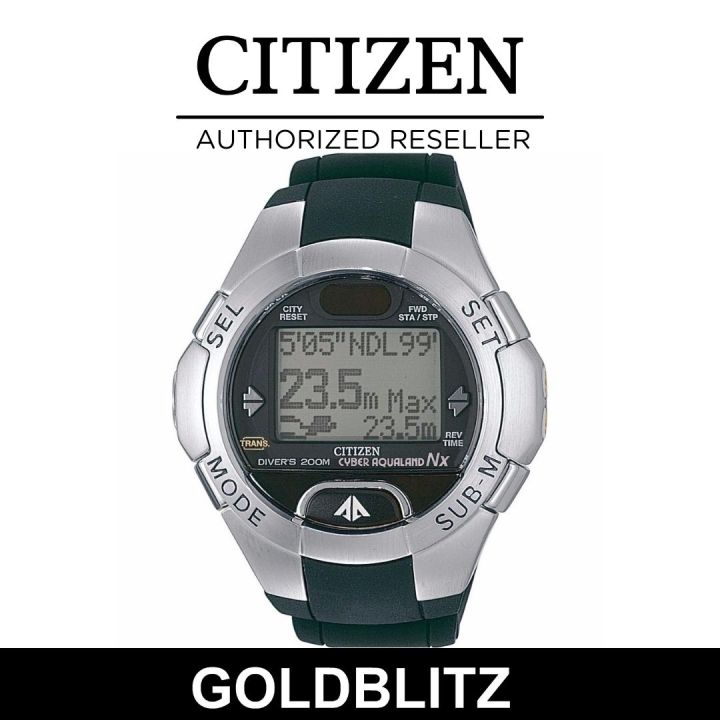 CITIZEN PROMASTER CYBER AQUALAND MG1000 10F Watch Lazada