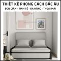 Giường ngủ sofa gấp gọn thành ghế sofa. Sofa giường đa năng có ngăn chứa đồ. Giường sofa thông minh. Tặng kèm 2 gối. 