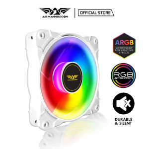 Armaggeddon Tessaraxx TX-iCore ARGB Fan | Support Aurora Sync : ASUS / Gigabyte / MSI | Durable and Silent Fan