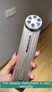K-SKIN Ultrasonic Skin Scrubber Electric Facial Peeling Device Pulse Current Massaging LED Face Spa