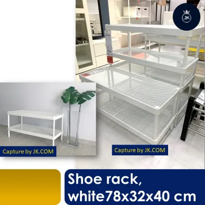 iKea MACKAPÄR Shoe rack white78 cm /Easy Assemble/ Portable Shoe Rack Stand Shelf Home Storage Organizer Closet Cabinet - 2 tier