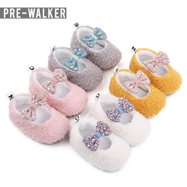 Sepatu Bayi Perempuan Shoes Baby Girl PINK, 12CM(D6I0) Kain