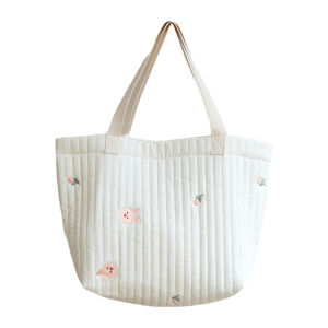 Hamshmoc hamshmoc túi đựng tã Túi tote sức chứa lớn cho bà mẹ khóa nam châm vai tay xách xe đẩy Túi treo