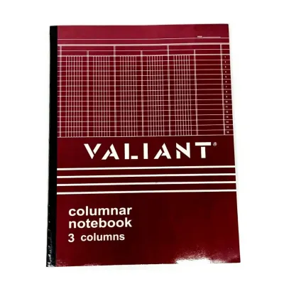 Valiant Columnar Notebook Record Book Journal Ledger Cash Notebook