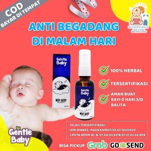 Gentle Baby Perlengkapan Perawatan Minyak Telon Obat Oles Balur Deep Sleep Tidur Nyenyak Insomnia Anak Baby Kids Bayi Baru Lahir Newborn New Born 3 6 9 Bulan Aromaterapi Aromateraphy Therapy Essential Essensial Oil Aman Herbal Ampuh