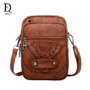 QFDI ราคาต่ำ คุณภาพสูง โปรเด็ด ดีลปังกระเป๋าใส่เงินกระเป๋าสะพายใส่โทรศัพท์กันน้ำทนต่อการสึกหรอน้ำหนักเบากระเป๋าแฟชั่น ญ