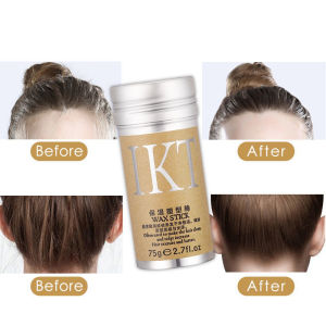 Broken Hair Finishing Cream Baby Hair Wax Stick Long Lasting Hair Styling Gel Prevents Frizz Nourishes Hair Arrange Loose Hair 75g