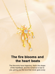 Sparkling Visual Effect Necklace Jewelry Ladies Necklace High Luxury Atmosphere Sophistication Decoration Luxurious Elegance Luxury Necklace Fireworks Tassel Necklace