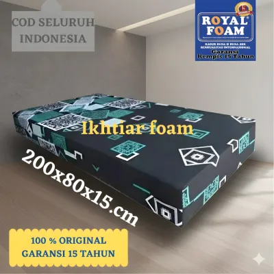 Kasur Busa Royal 15cm - Anti Kempes Ukuran 200x80x15cm Garansi 15 Tahun