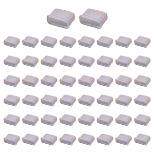 50Pcs Thể Thao Whitsle Đệm Miệng Grip Rõ Ràng Còi Miệng Bao Gồm Huấn Luyện Viên Còi miếng bảo vệ miệng Thể Thao Còi Protctor