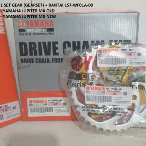 GEARSET GIR 1 SET GEAR LENGKAP RANTAI 1S7 WF01A00 YAMAHA JUPITER MX OLD JUPITER MX NEW