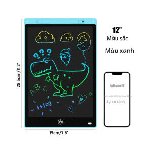 Bảng Viết Điện Tử Tự Xóa 16 Inch Pin Sạc 13 Inch 12 Inch Đa Sắc Màn Hình LCD Thông Minh  Bảng Viết Vẽ Tự Xóa Bảng Tự Xóa Đa Sắc Bảng ĐIện Tử Tự Xóa Sạc Pin Cao Cấp - Dừa Shopkids