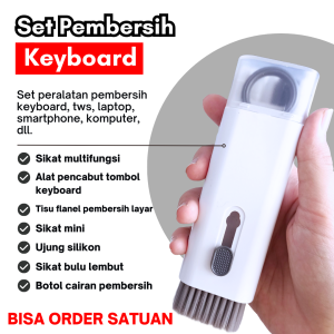 Cleaning Kit Keyboard 7in1 Multifungsi – Set Pembersih Keyboard