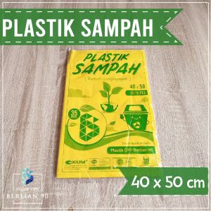 Plastik Sampah Kuning Ukuran 40x50 cm Plastik Limbah Medis Trash Bag 40X50 cm