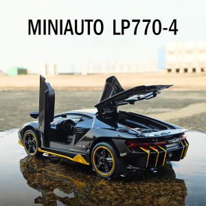 LP770 1:32 Lambos Car Alloy Sports Car Model Diecast Sound Super Racing Lifting Tail Hot Car Wheel For Children Gifts