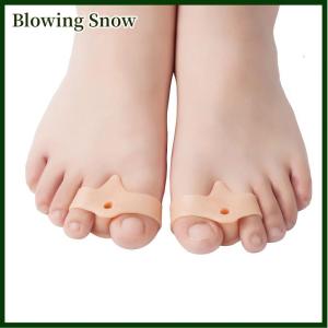 Blowing 2PCS Silicone Gel Double Ring Thumb Bunion Foot Toe Hallux Valgus Protector Separator Finger Straightener Adjuster