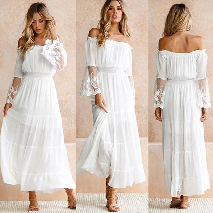 Lazada hotsell white dress