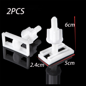 2PCS Toilet Seat Hinge Fixing Durable Hinge Bolt Screws Universal Toilet Cover Screw Quick Release