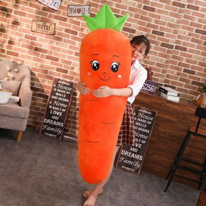 GỐI ÔM DÀI HÌNH CỦ CÀ RỐT SIZE LỚN 1 MÉT 2 VẢI NHUNG MỀM MỊN 100% GÒN MỊN AN TOÀN ẢNH THẬT