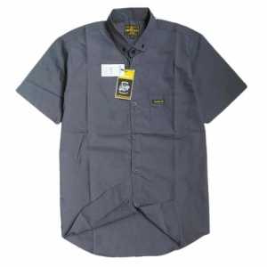 TERMURAH Kemeja Polos Pria lengan pendek warna sage green polosan top men terlaris 2023