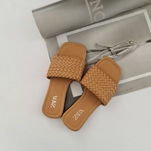 (box polos) ZR brailed trend sandal 2023 - Sandal Flat Lieka - Local Handmade