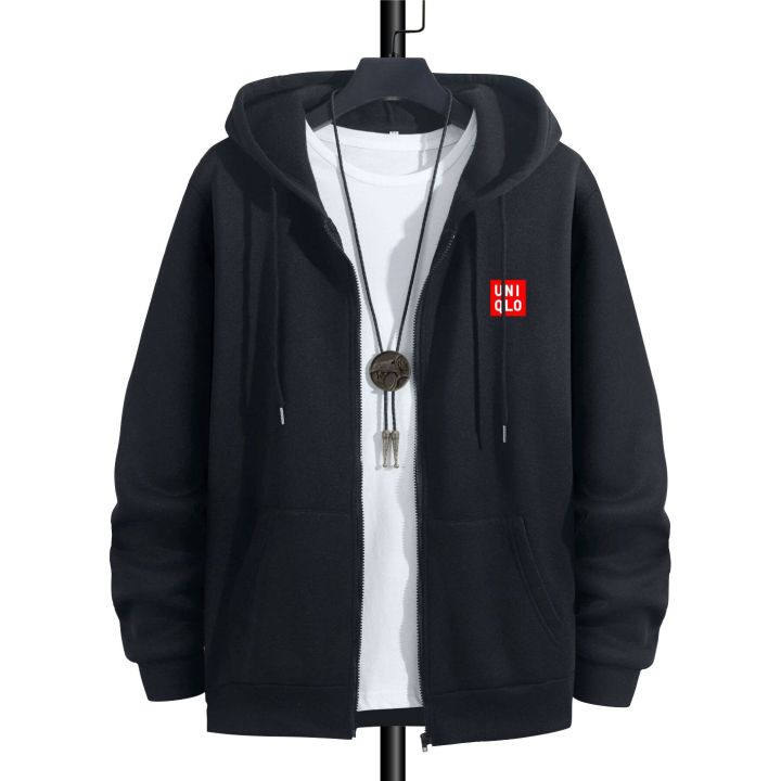 Hoodie zipper online uniqlo