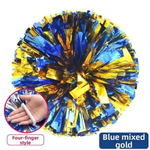 NEXTYOO 28cm Trò chơi trẻ em Pom Poms PET Nhiều màu sắc Trận đấu thể thao bóng vocal Đi nào đạo cụ! Quả bóng cổ vũ Đồ dùng câu lạc bộ