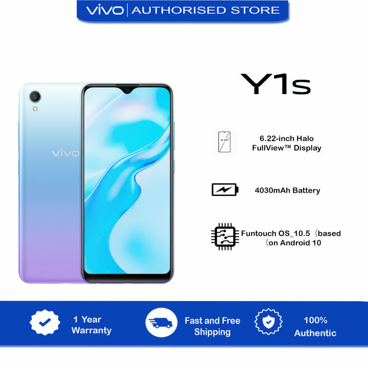 Aurora Blue Vivo Y1s Camera Quality Vivo Y1s 2GB Ram 32GB Rom