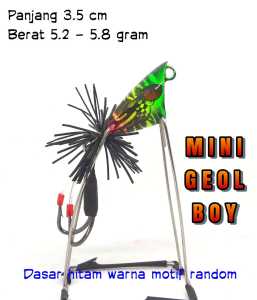 Jump  Jaws Frog GEOL 3.5 cm handmade kayu