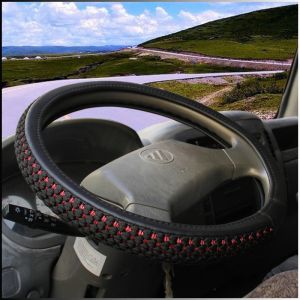 Steering Wheel Cover Feel Steering Wheel Sticker Ice Silk Sweat-absorbent and Non-slip Detachable