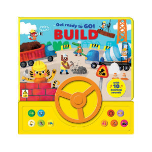 Emergency Vehicles Get Ready 10 Buttons Steering Wheel Sound Book For Kids To Go Rescue