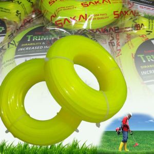 TUKUO Nilon Potong Rumput Nylon Line 50 Meter / Tali Senar Mesin Potong Rumput / Nylon Cutter Trimmer Line Senar Nilon Potong Rumput