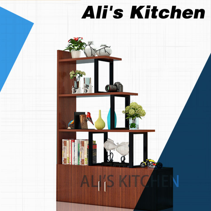 Multi story living room partition cabinet storage cabinet display rack ...