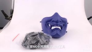 FCTactics Half Face Mask Halloween Cosplay Ghostface Mask Military Field Equipment War Game CS Shooting Paintball Helmet Mask