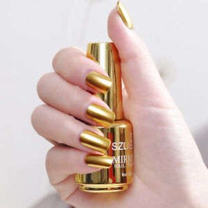 【Ready Stock】Fashion Metallic Mirror Nail Polish 18ml Magic Mirror Effect Harmless Long-Lasting gel Nail Polish Varnish DIY Nail Decoration Tool