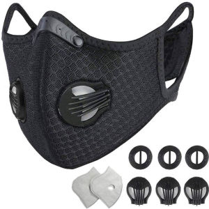 Cycling Dustproof Windproof Mask/Breathable Reusable Outdoor Sports Face Cover/Anti-Pollution Protective Gear/Biking Hiking Running Protection