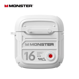 Monster XKT16 BT5.3 Wireless Headphones Bluetooth Earphones Low Latency Noise Reduction Headphones Large Battery Capacity for Game Sports Headset with Mic